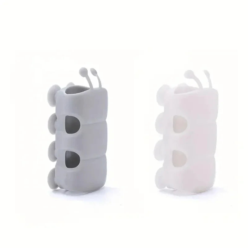 2-Pack Suction Cup Shower Head Holders – Removable Silicone Wall Mount Brackets for Handheld Shower | Durable & Waterproof Bathroom Storage Rack