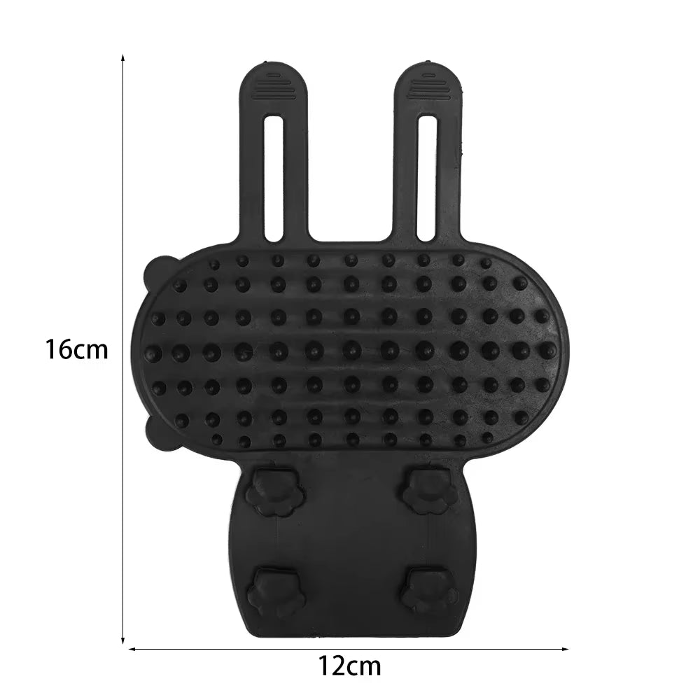 Silicone Pet Hair Removal & Massage Comb – Self-Cleaning Grooming Brush for Cats & Dogs, Safe Scratcher & Relaxing Massager