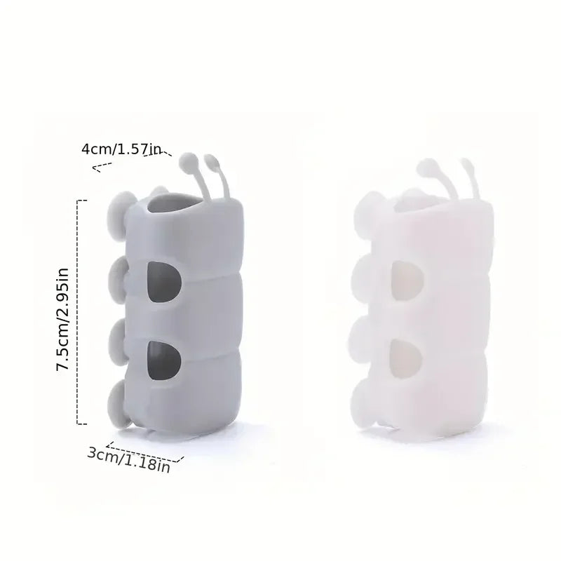 2-Pack Suction Cup Shower Head Holders – Removable Silicone Wall Mount Brackets for Handheld Shower | Durable & Waterproof Bathroom Storage Rack