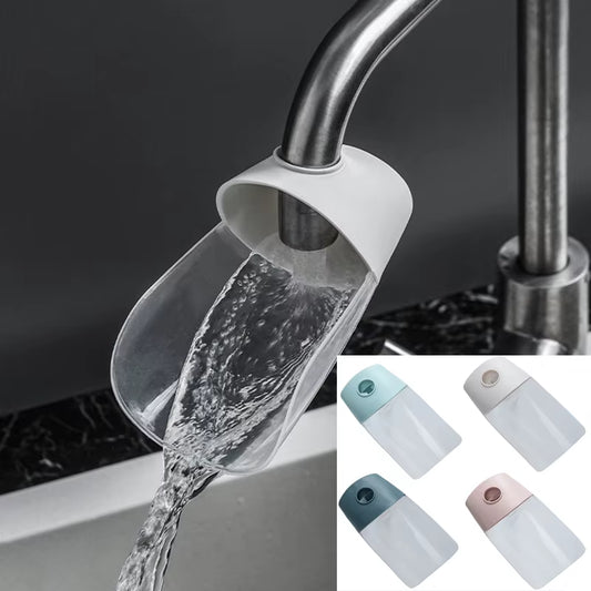 Silicone Faucet Extender – Water Tap Extension for Kids | Easy Hand Washing Device for Bathroom & Kitchen Sink