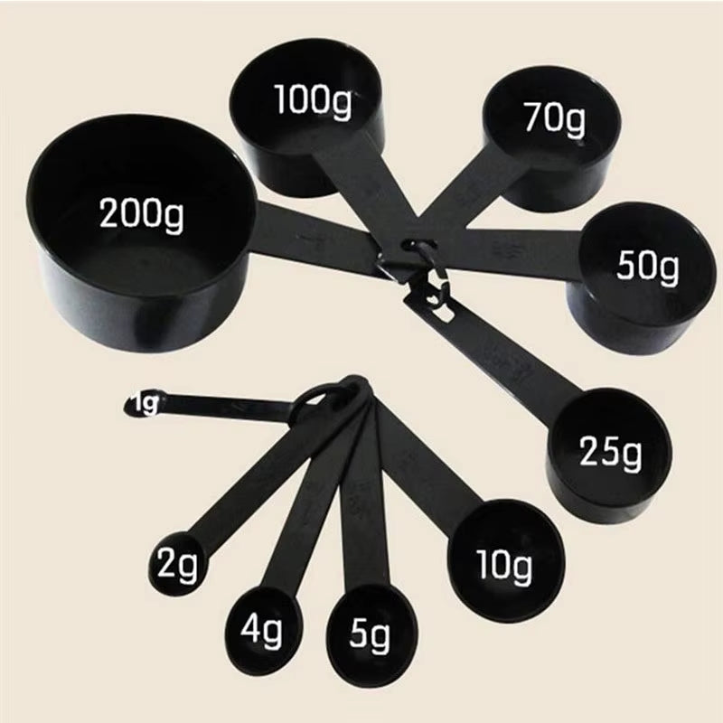 🥄 5/10-Piece Measuring Cup & Spoon Set – Precise Kitchen Tools for Baking, Cooking & More