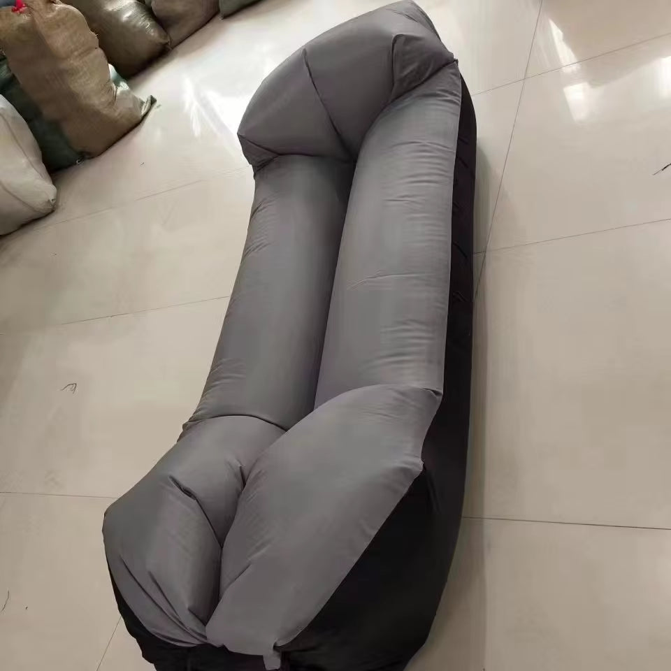 🌬️ Inflatable Air Sofa Bed – Portable Waterproof Lazy Lounger for Outdoor & Beach, No Pump Needed – 240×70cm