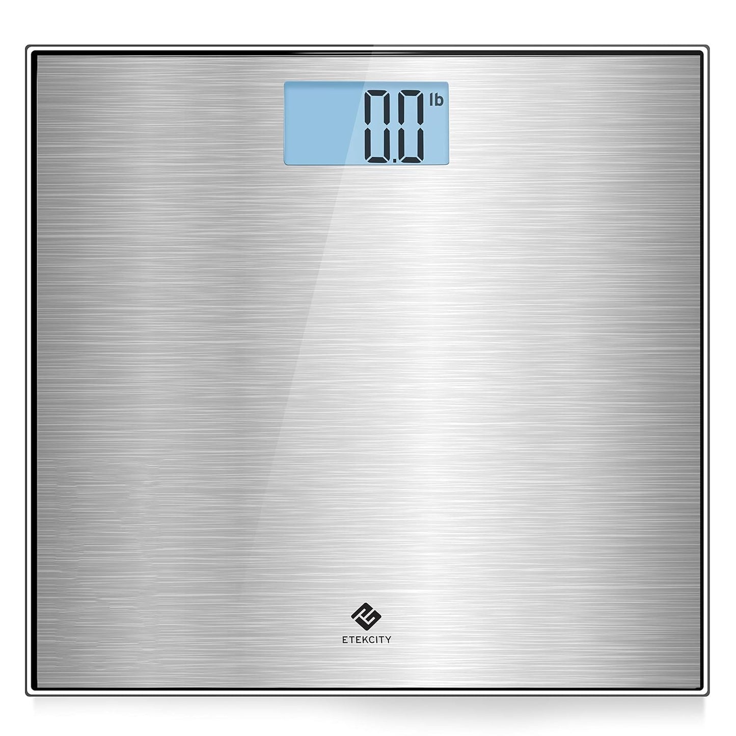 Digital Bathroom Scale for Body Weight – High-Precision Electronic Weighing Machine, LCD Display, 400 lbs Capacity, Tempered Glass