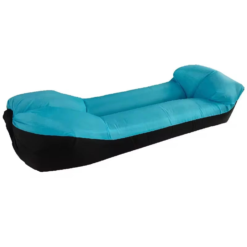 🌬️ Inflatable Air Sofa Bed – Portable Waterproof Lazy Lounger for Outdoor & Beach, No Pump Needed – 240×70cm