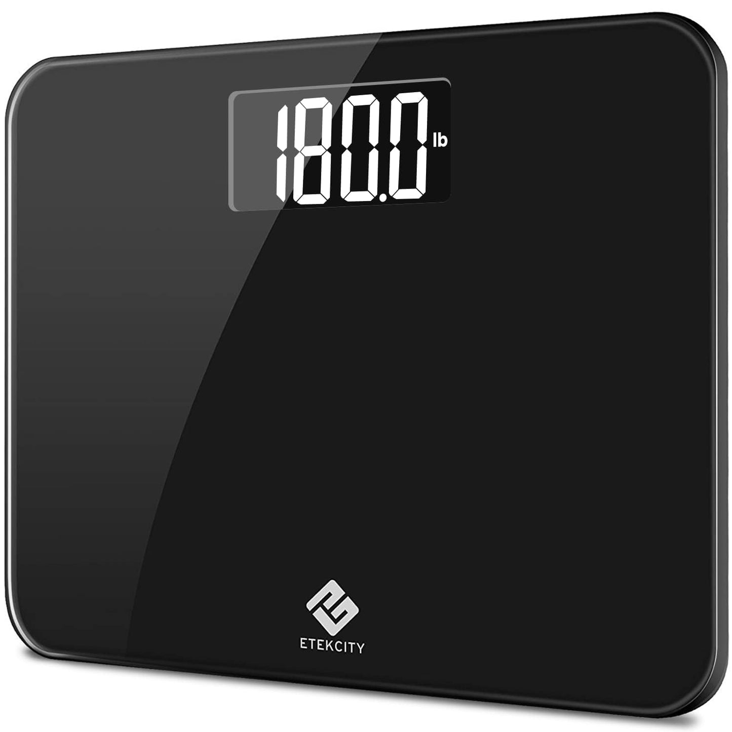 Digital Bathroom Scale for Body Weight – High-Precision Electronic Weighing Machine, LCD Display, 400 lbs Capacity, Tempered Glass